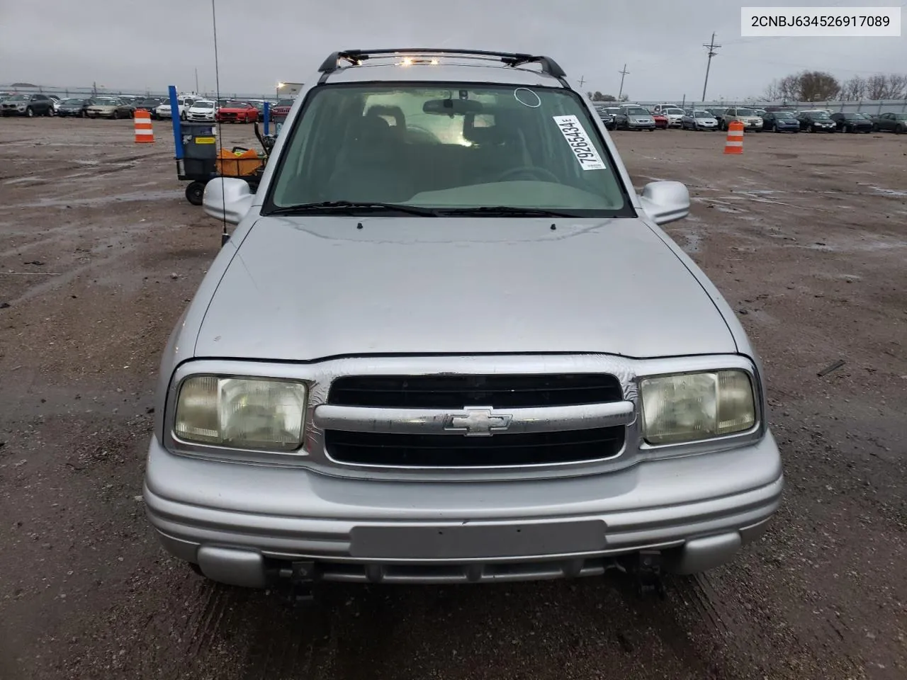 2002 Chevrolet Tracker Lt VIN: 2CNBJ634526917089 Lot: 79265434