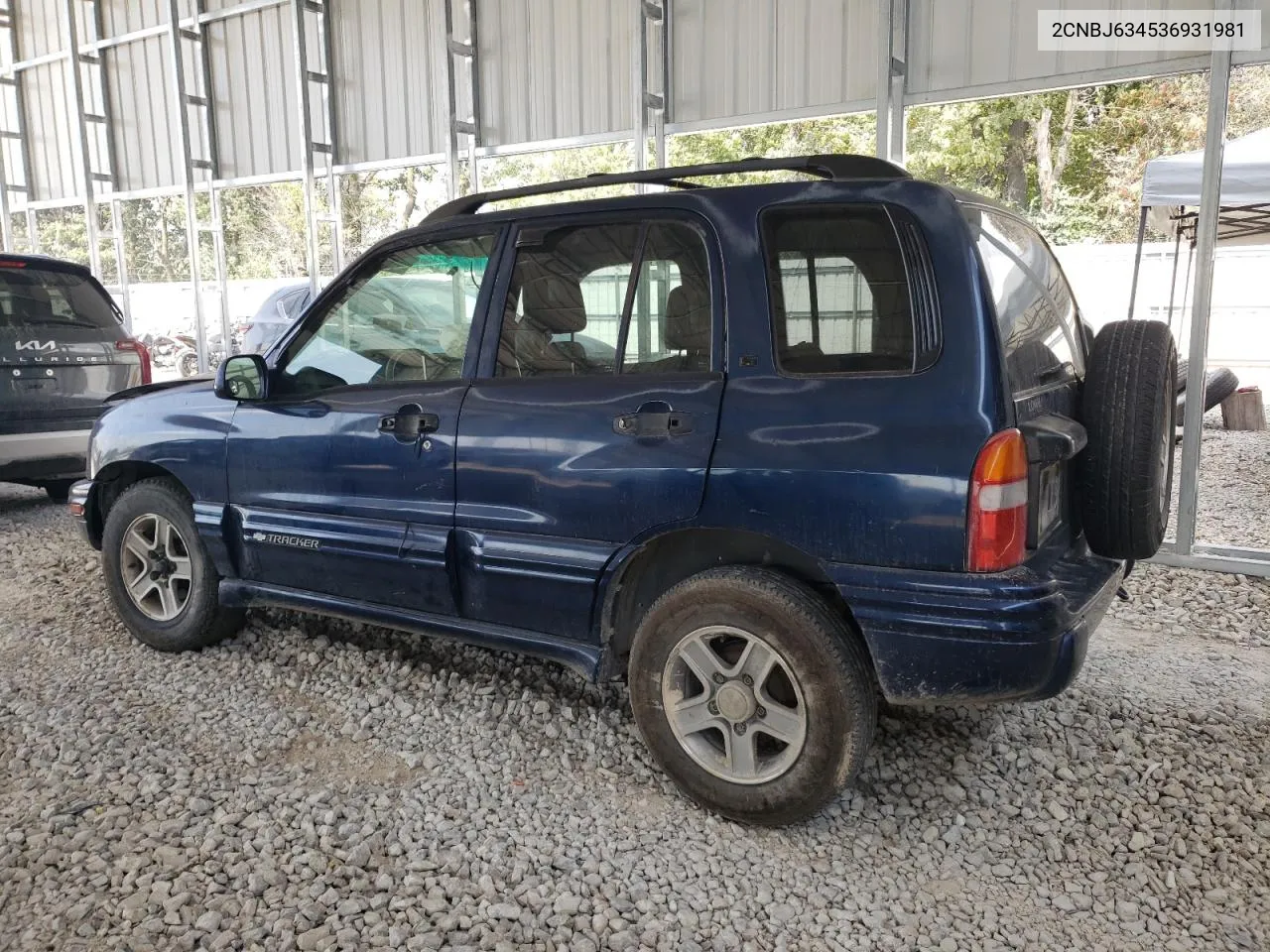 2003 Chevrolet Tracker Lt VIN: 2CNBJ634536931981 Lot: 71785304