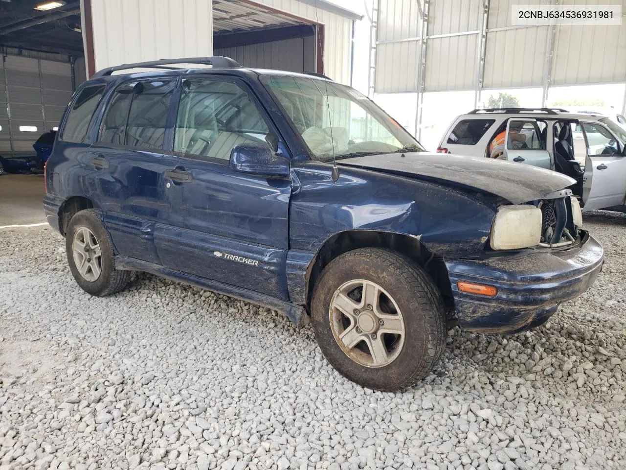 2003 Chevrolet Tracker Lt VIN: 2CNBJ634536931981 Lot: 71785304