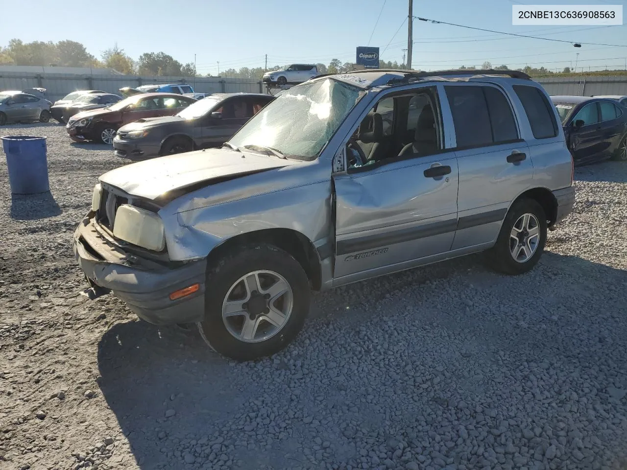 2003 Chevrolet Tracker VIN: 2CNBE13C636908563 Lot: 76871754