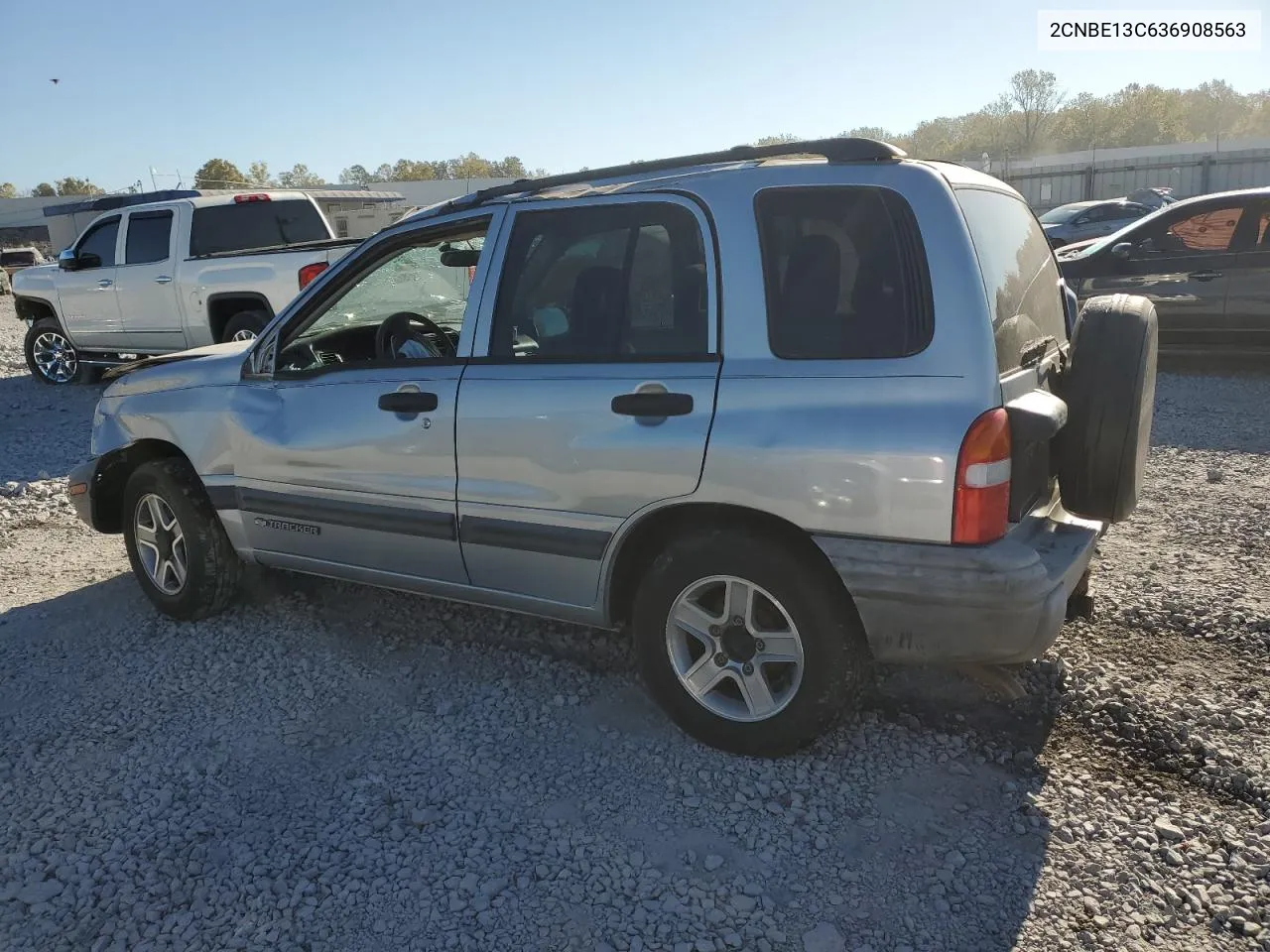 2003 Chevrolet Tracker VIN: 2CNBE13C636908563 Lot: 76871754