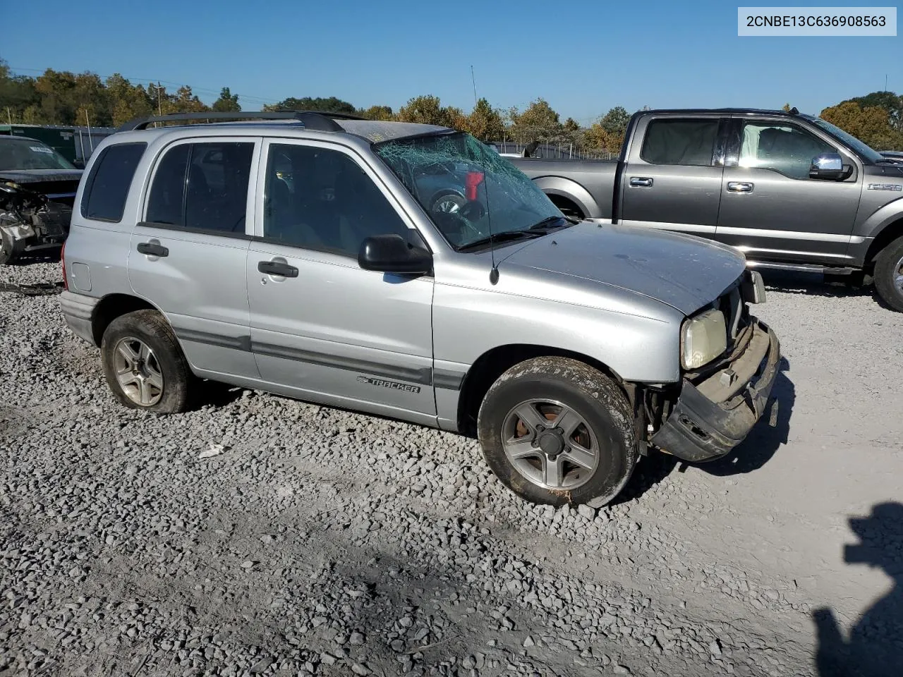 2003 Chevrolet Tracker VIN: 2CNBE13C636908563 Lot: 76871754