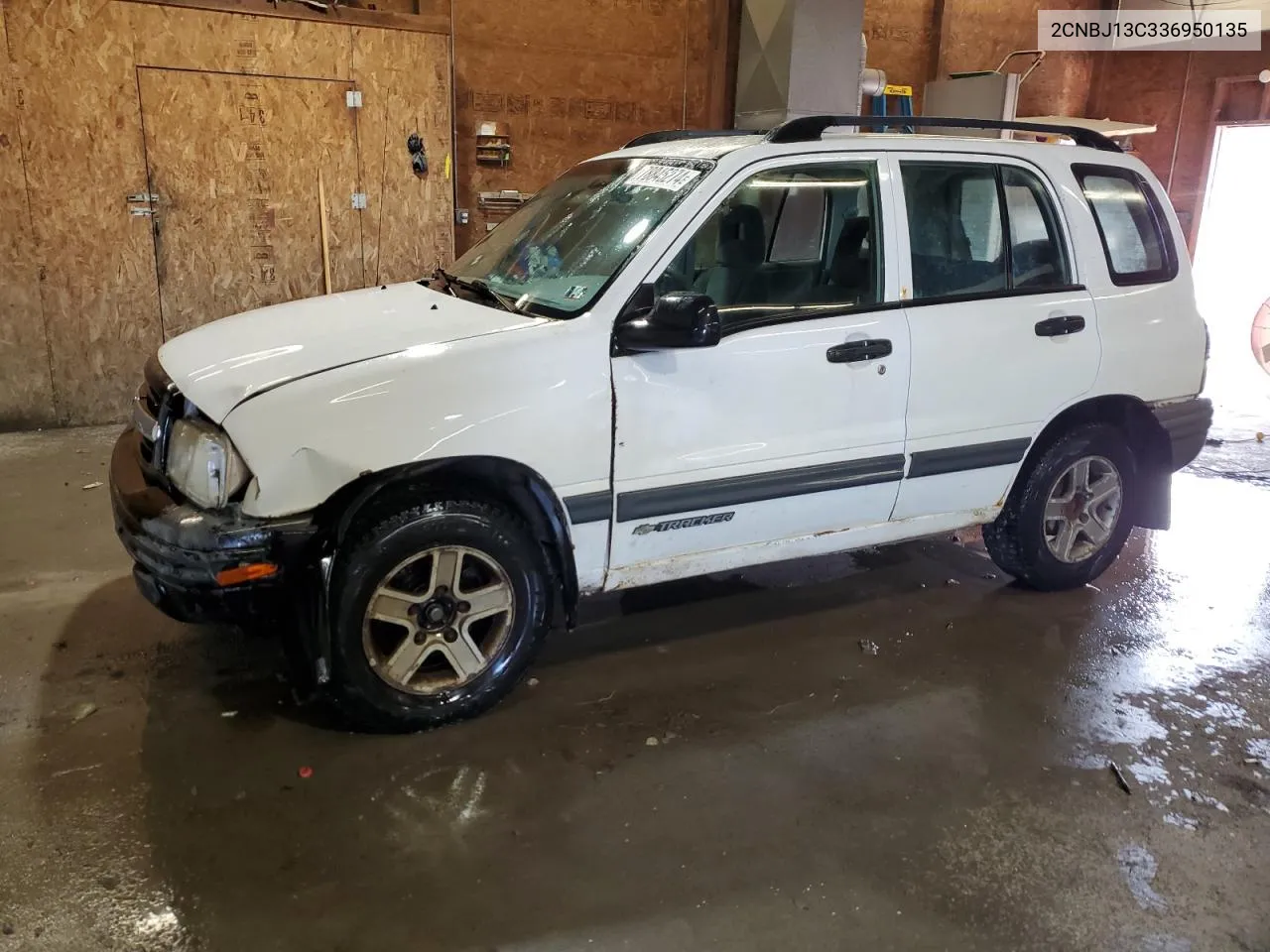 2003 Chevrolet Tracker VIN: 2CNBJ13C336950135 Lot: 78845274