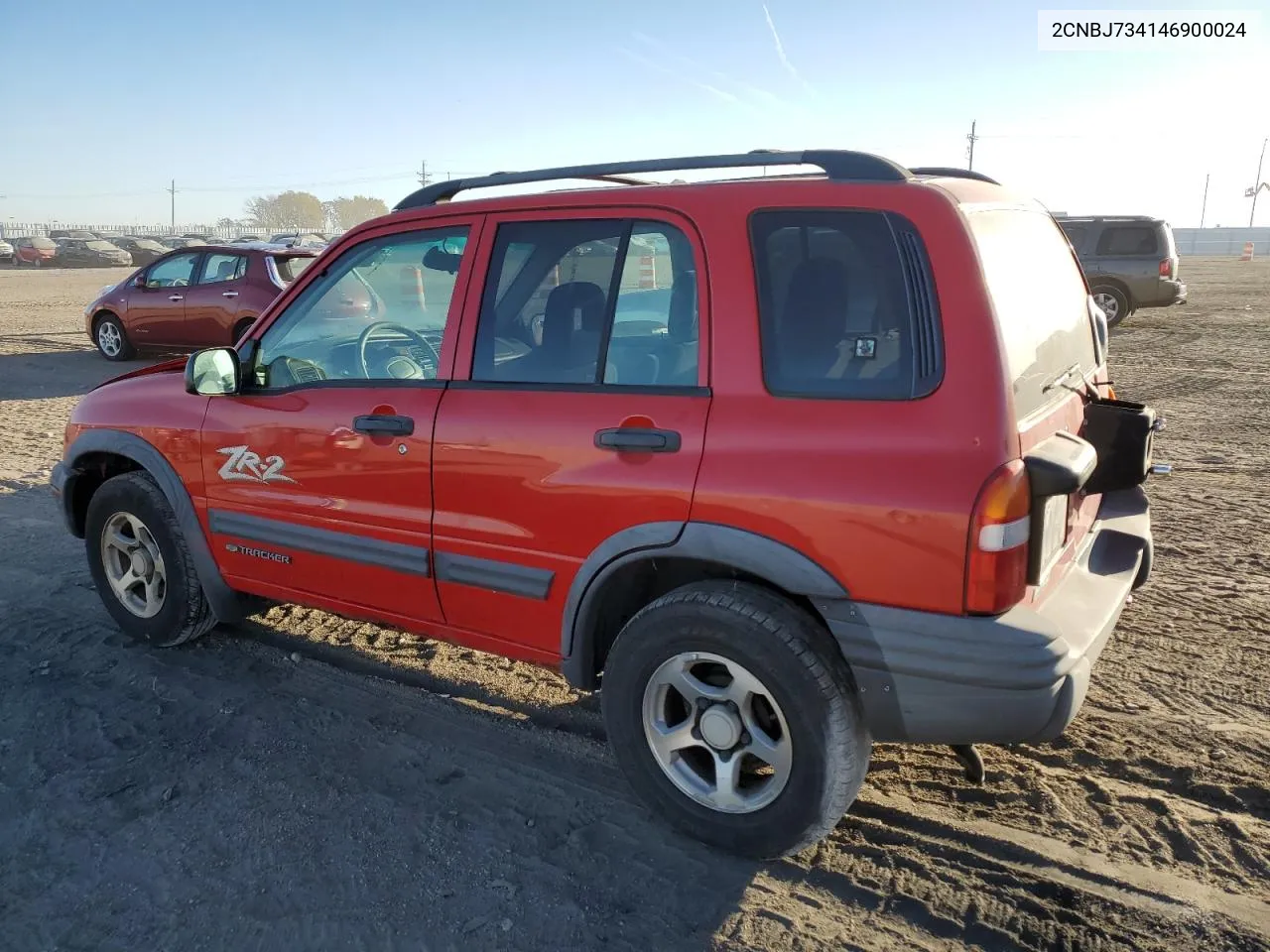 2004 Chevrolet Tracker Zr2 VIN: 2CNBJ734146900024 Lot: 76361724