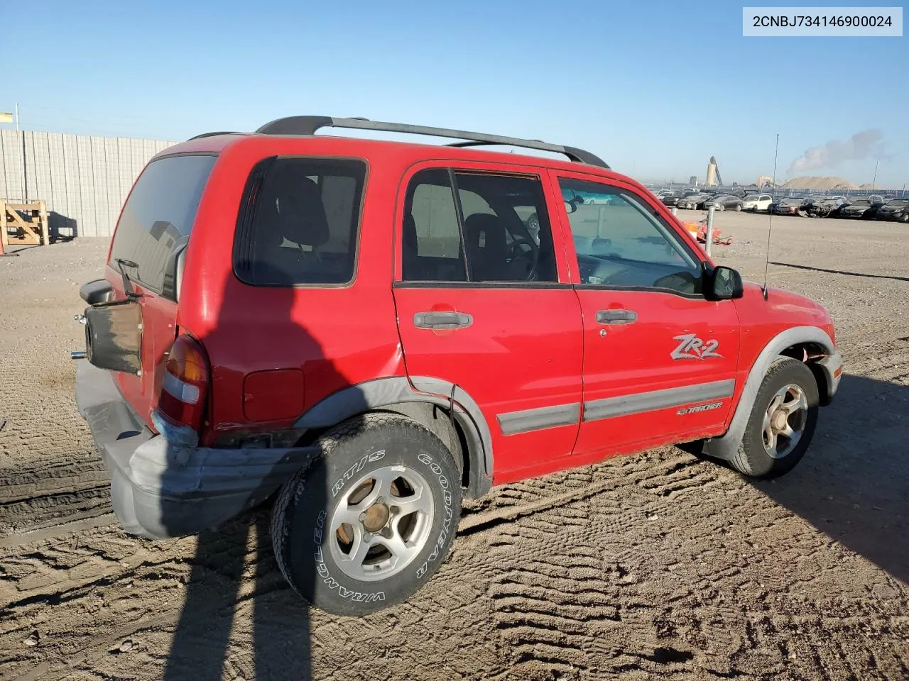 2004 Chevrolet Tracker Zr2 VIN: 2CNBJ734146900024 Lot: 76361724