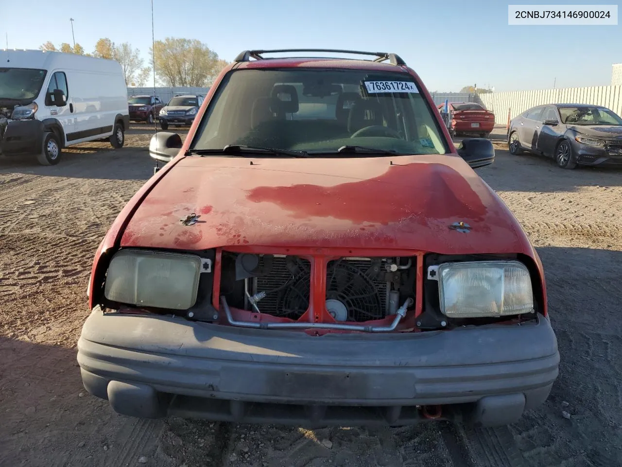 2004 Chevrolet Tracker Zr2 VIN: 2CNBJ734146900024 Lot: 76361724