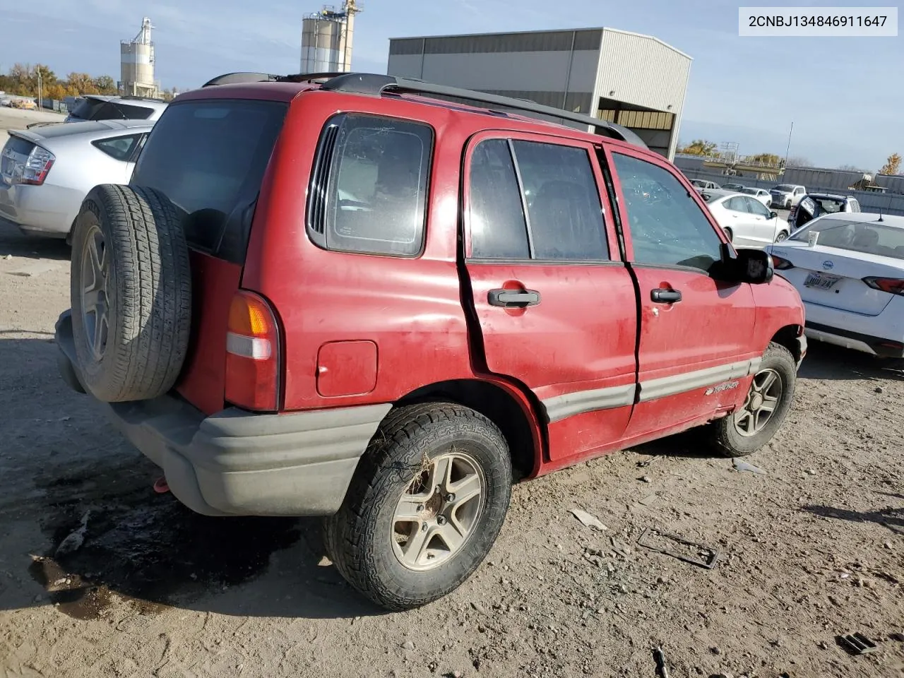 2004 Chevrolet Tracker VIN: 2CNBJ134846911647 Lot: 77128924