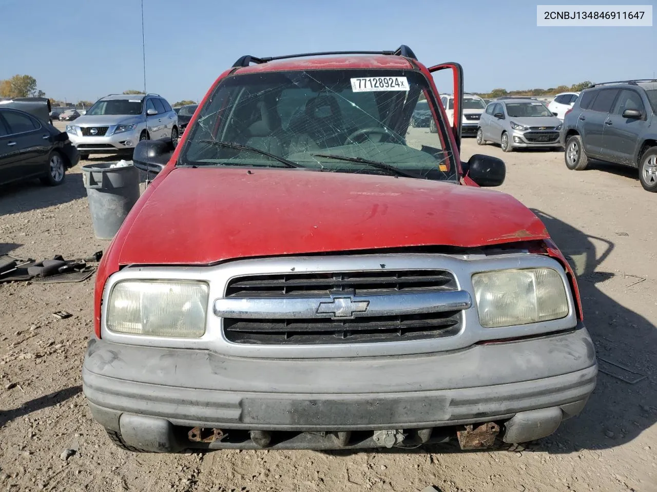 2004 Chevrolet Tracker VIN: 2CNBJ134846911647 Lot: 77128924