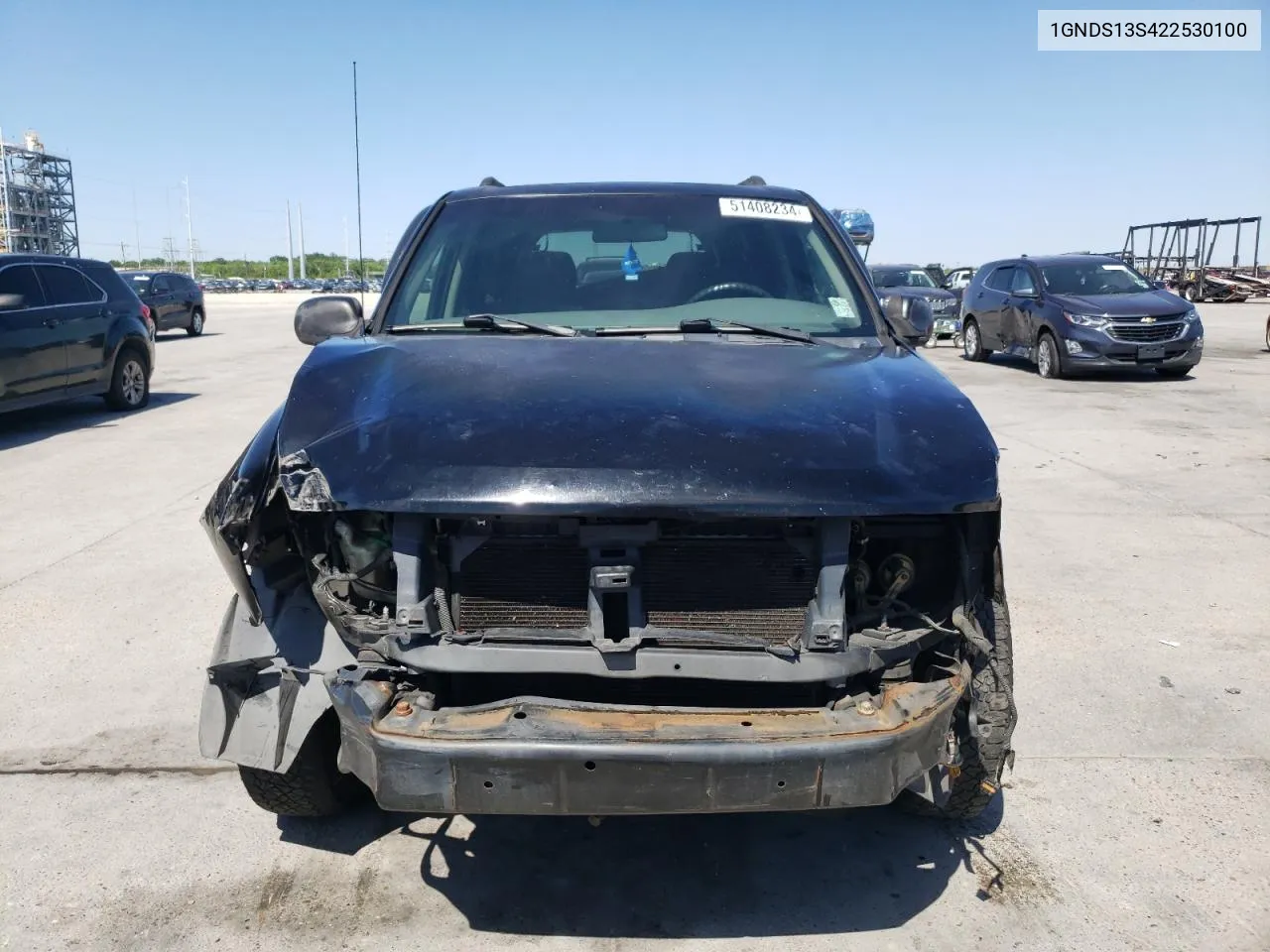 2002 Chevrolet Trailblazer VIN: 1GNDS13S422530100 Lot: 51408234