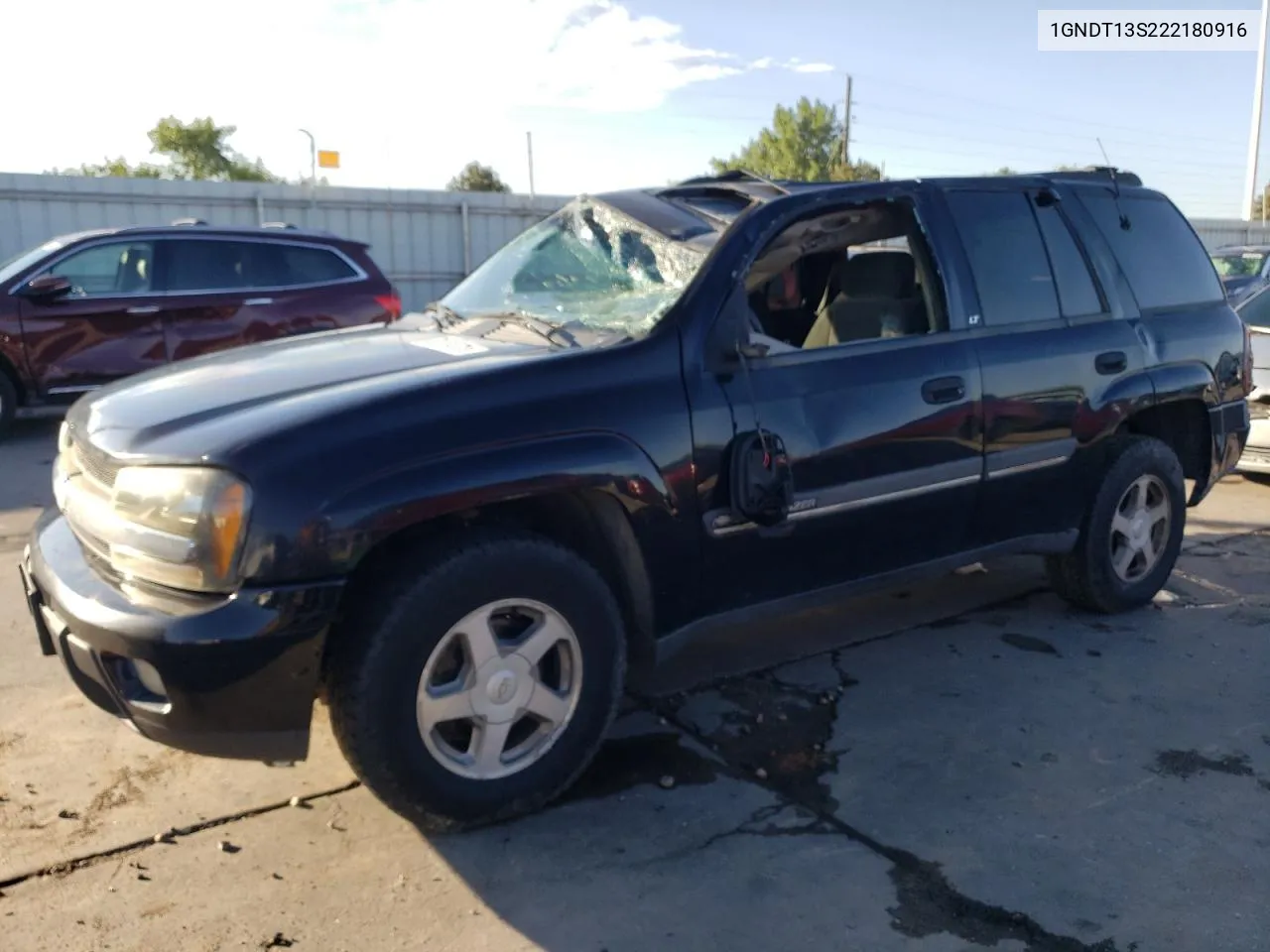 2002 Chevrolet Trailblazer VIN: 1GNDT13S222180916 Lot: 68859374