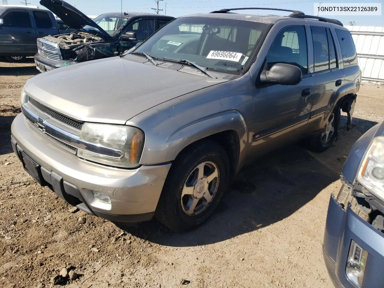 2002 Chevrolet Trailblazer VIN: 1GNDT13SX22126389 Lot: 69696064