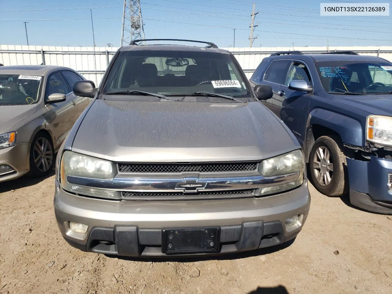 2002 Chevrolet Trailblazer VIN: 1GNDT13SX22126389 Lot: 69696064