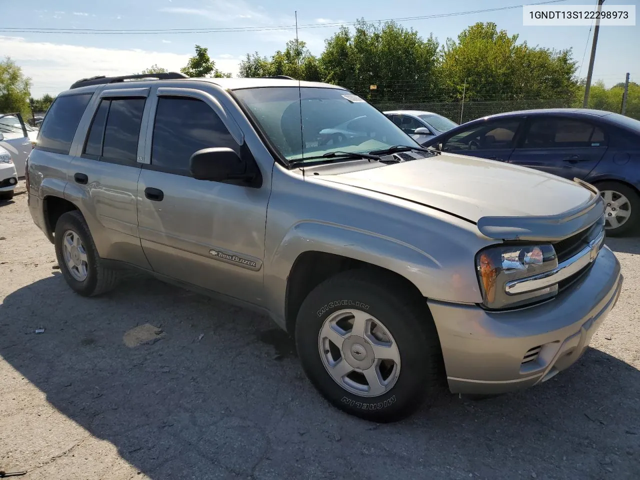 2002 Chevrolet Trailblazer VIN: 1GNDT13S122298973 Lot: 70308934