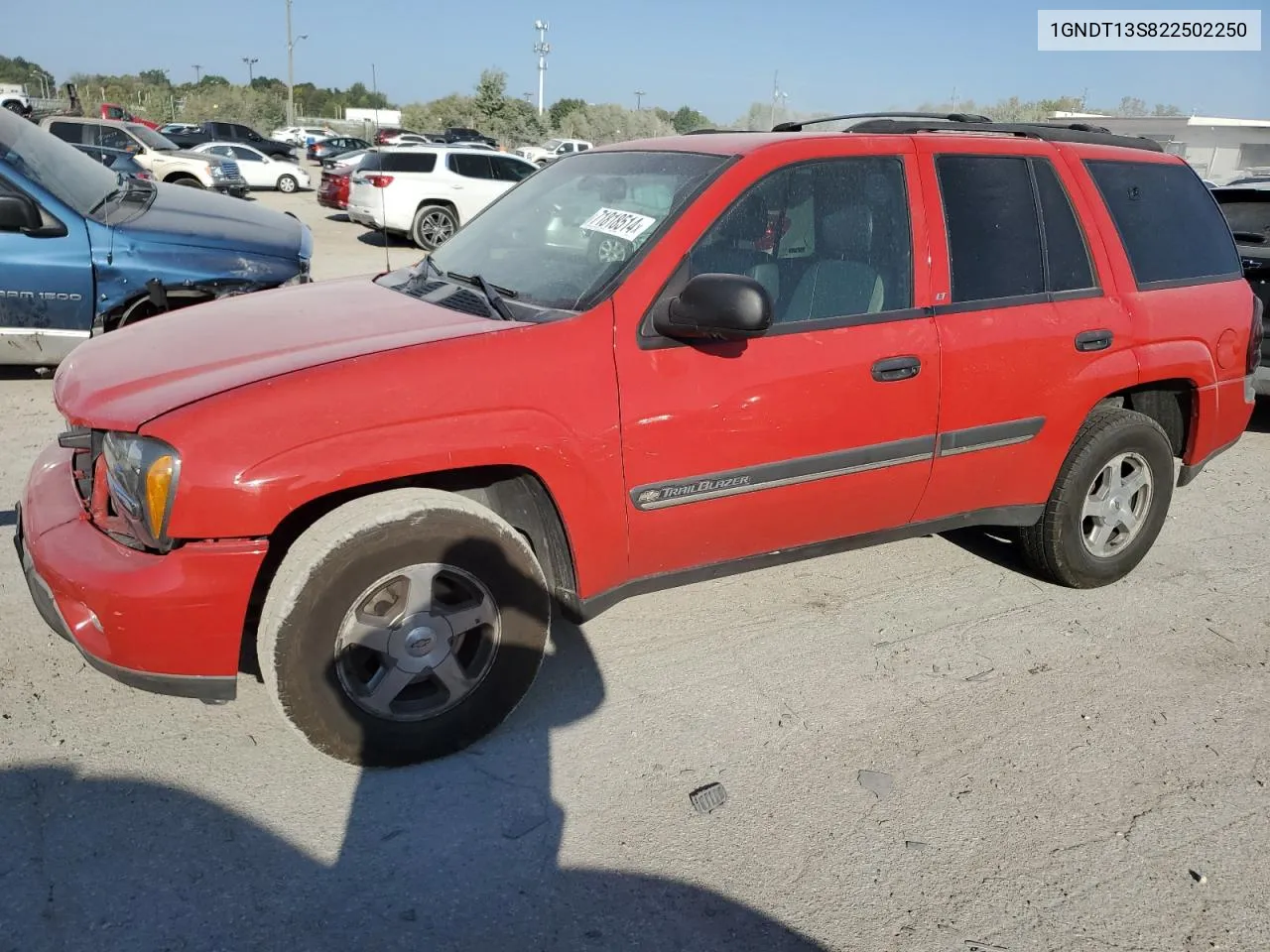 2002 Chevrolet Trailblazer VIN: 1GNDT13S822502250 Lot: 71818514