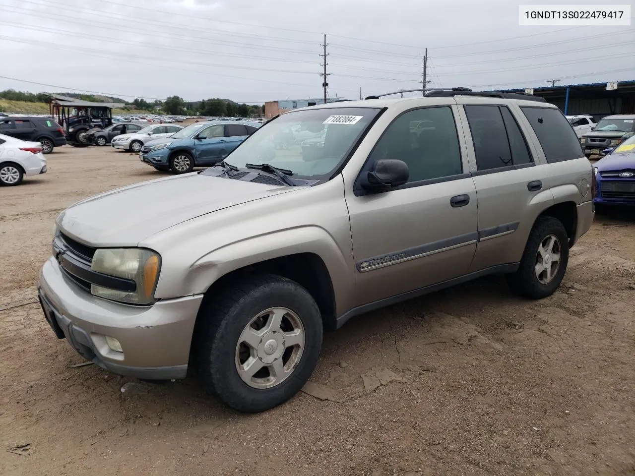 1GNDT13S022479417 2002 Chevrolet Trailblazer