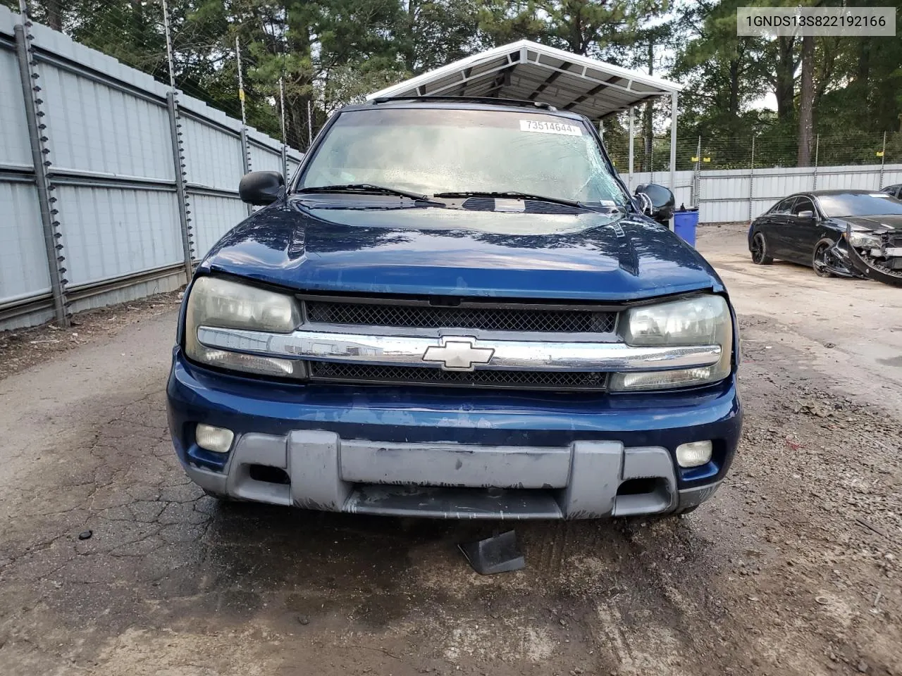 2002 Chevrolet Trailblazer VIN: 1GNDS13S822192166 Lot: 73514644