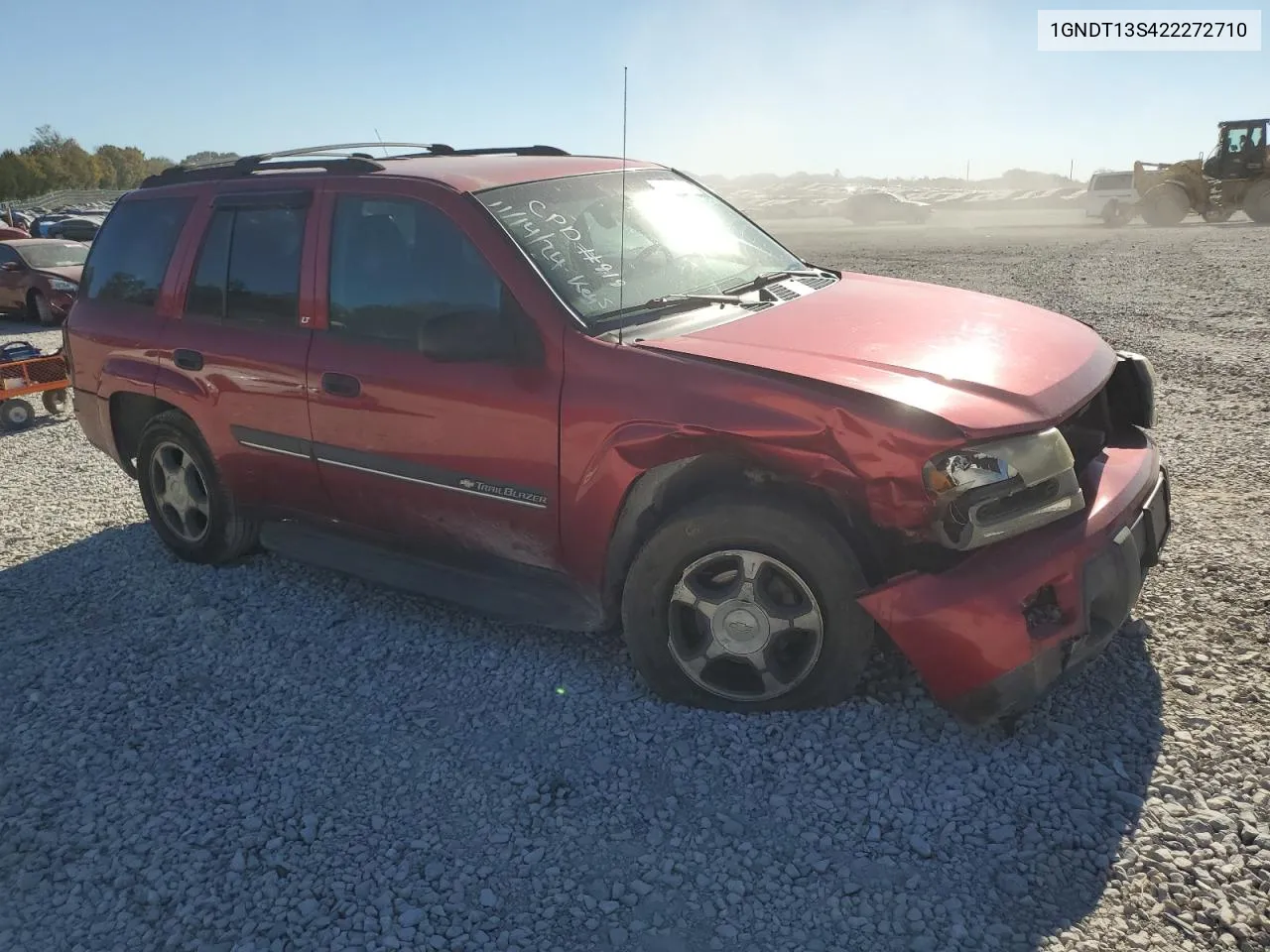 2002 Chevrolet Trailblazer VIN: 1GNDT13S422272710 Lot: 76883384