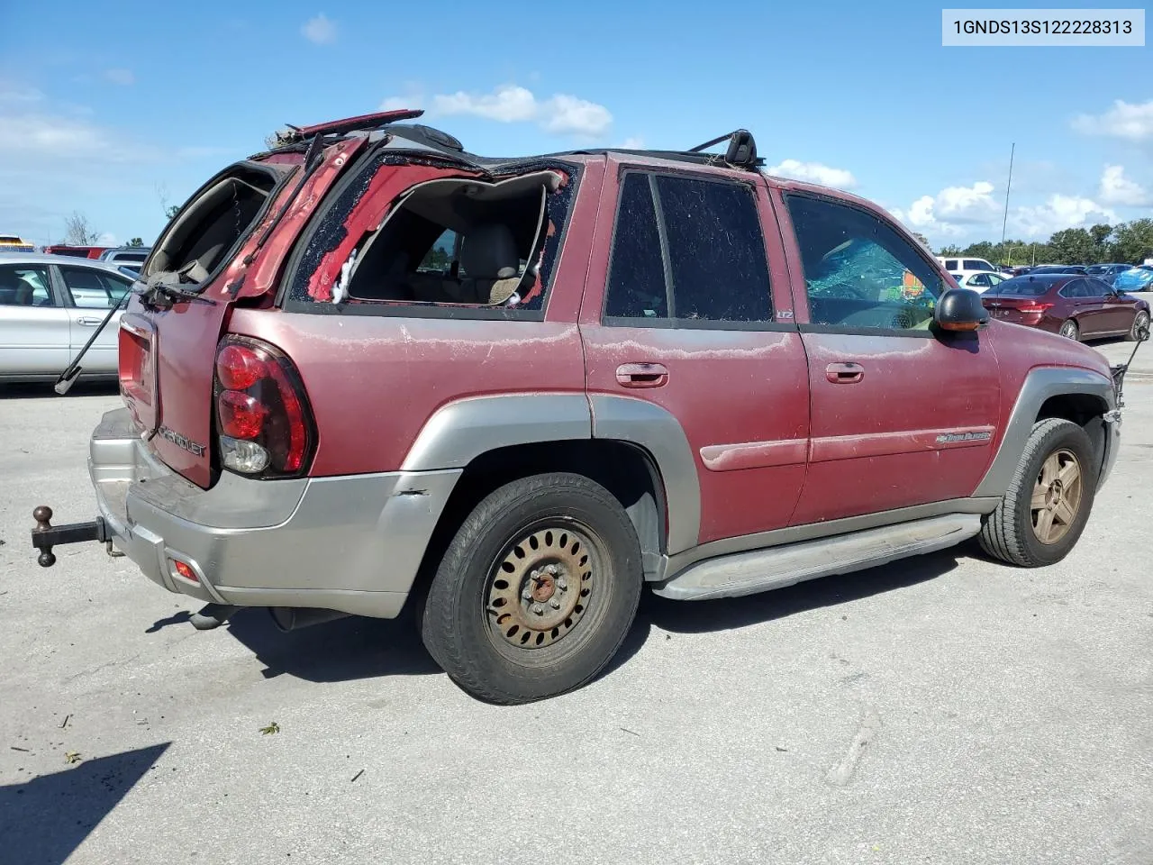 2002 Chevrolet Trailblazer VIN: 1GNDS13S122228313 Lot: 76970844