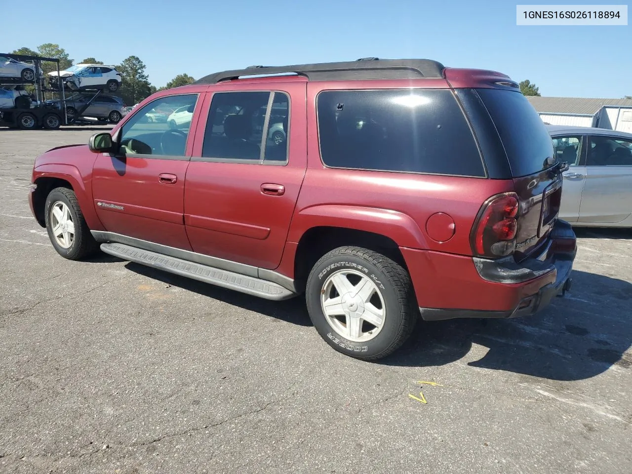 2002 Chevrolet Trailblazer Ext VIN: 1GNES16S026118894 Lot: 77536324