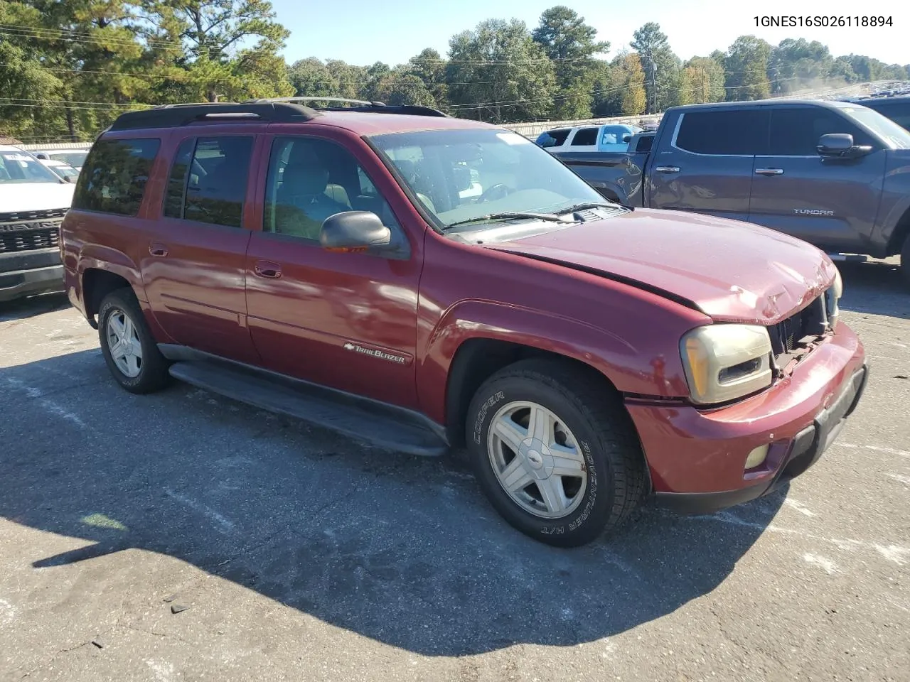 2002 Chevrolet Trailblazer Ext VIN: 1GNES16S026118894 Lot: 77536324