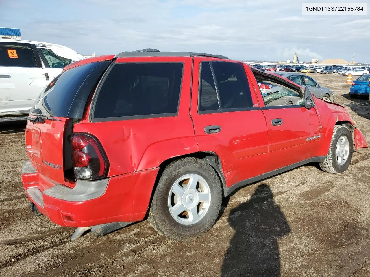 2002 Chevrolet Trailblazer VIN: 1GNDT13S722155784 Lot: 78926464