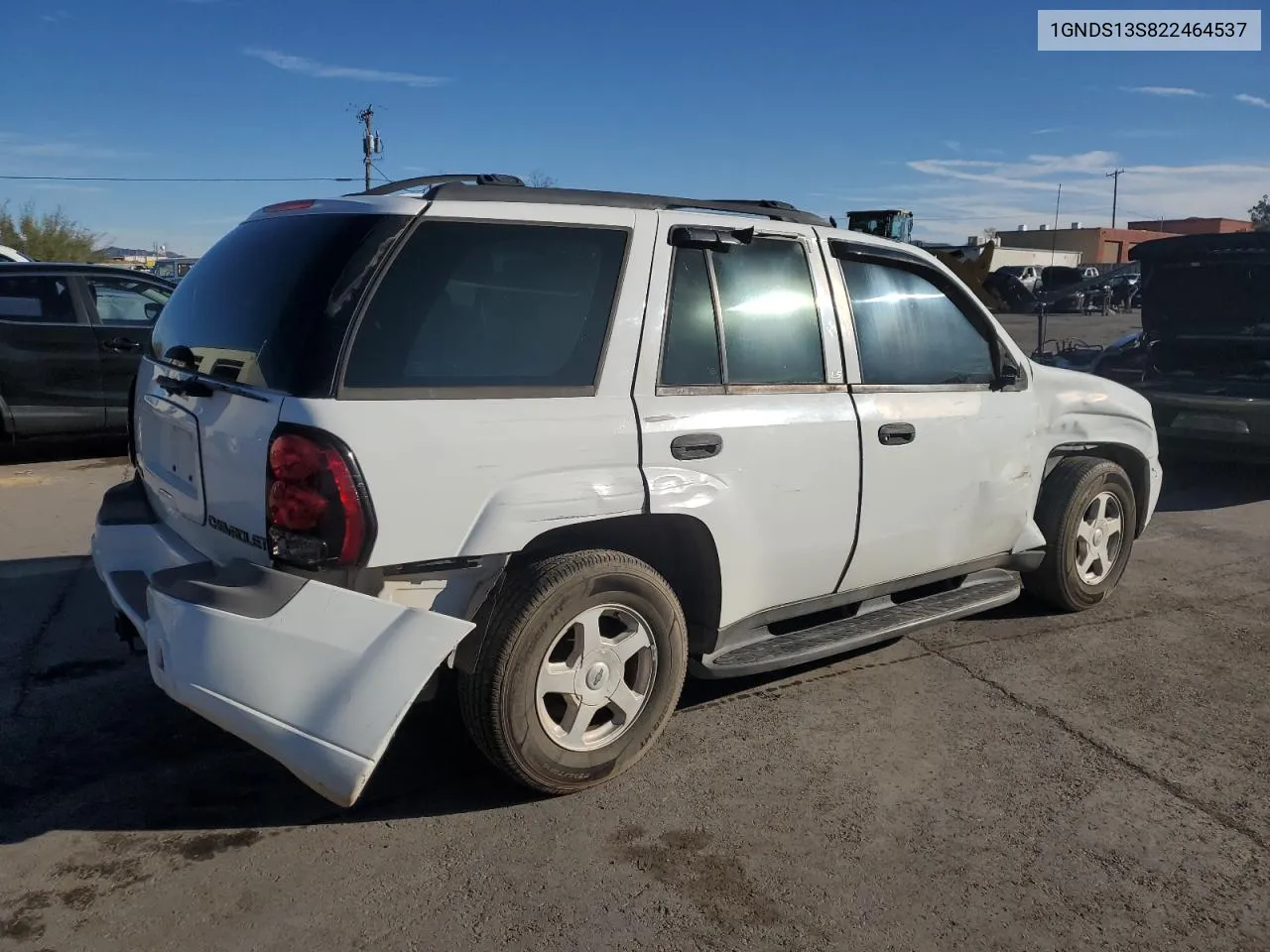 2002 Chevrolet Trailblazer VIN: 1GNDS13S822464537 Lot: 79962634