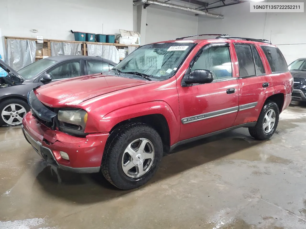 2002 Chevrolet Trailblazer VIN: 1GNDT13S722252211 Lot: 80248634