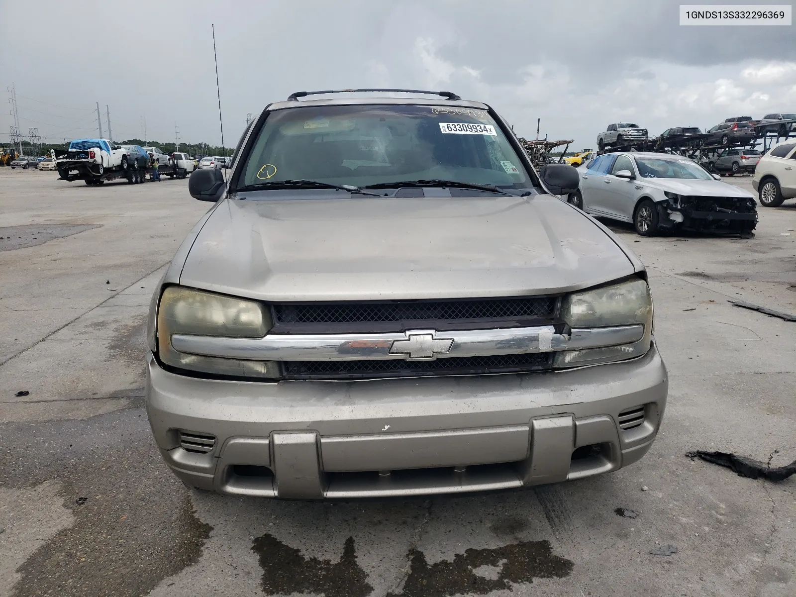 2003 Chevrolet Trailblazer VIN: 1GNDS13S332296369 Lot: 63309934