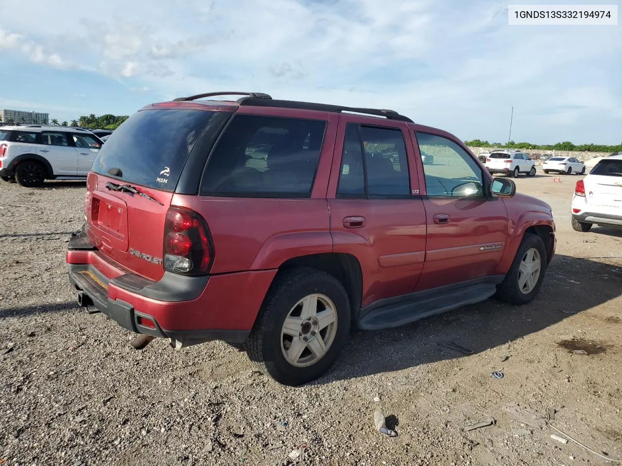 2003 Chevrolet Trailblazer VIN: 1GNDS13S332194974 Lot: 71045484