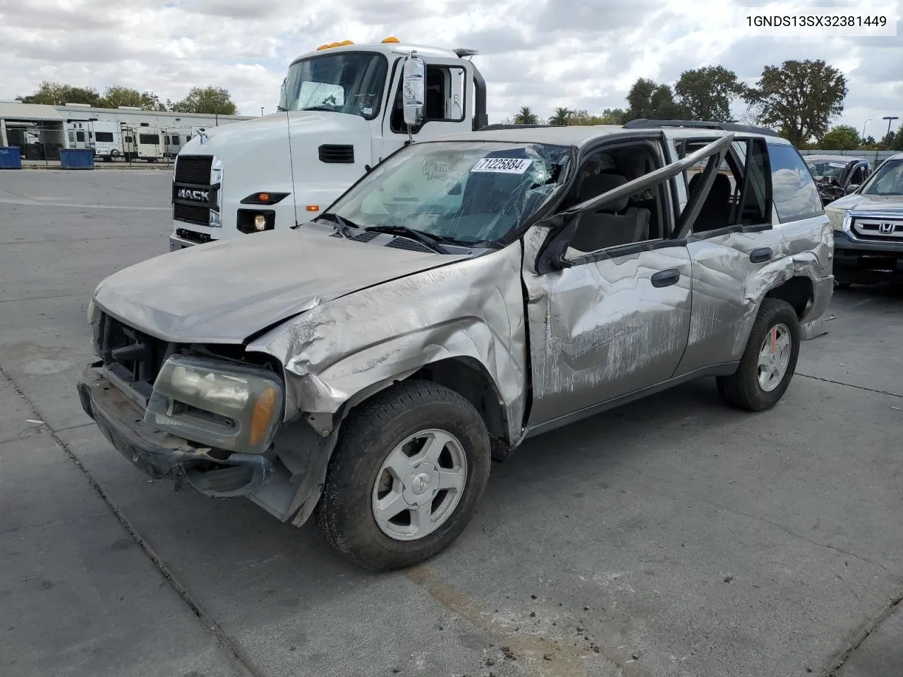 2003 Chevrolet Trailblazer VIN: 1GNDS13SX32381449 Lot: 71225884