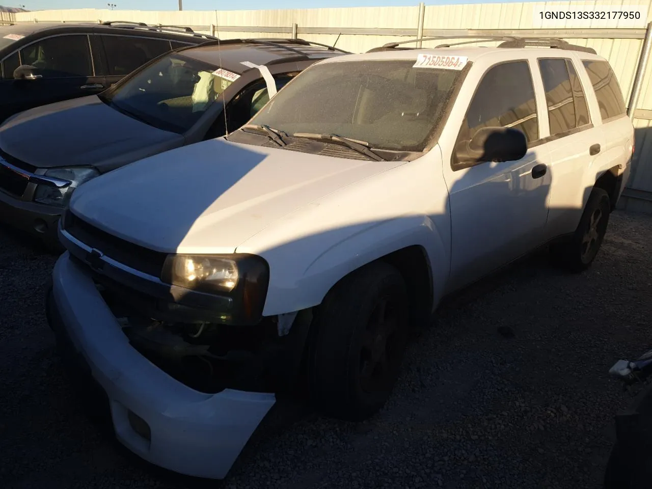 2003 Chevrolet Trailblazer VIN: 1GNDS13S332177950 Lot: 71505964