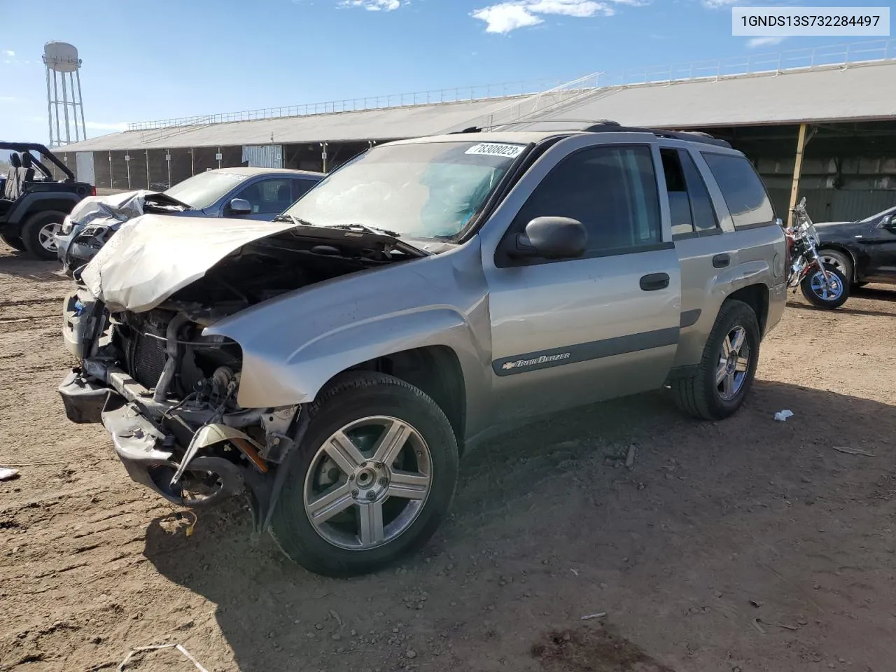 2003 Chevrolet Trailblazer VIN: 1GNDS13S732284497 Lot: 71788854