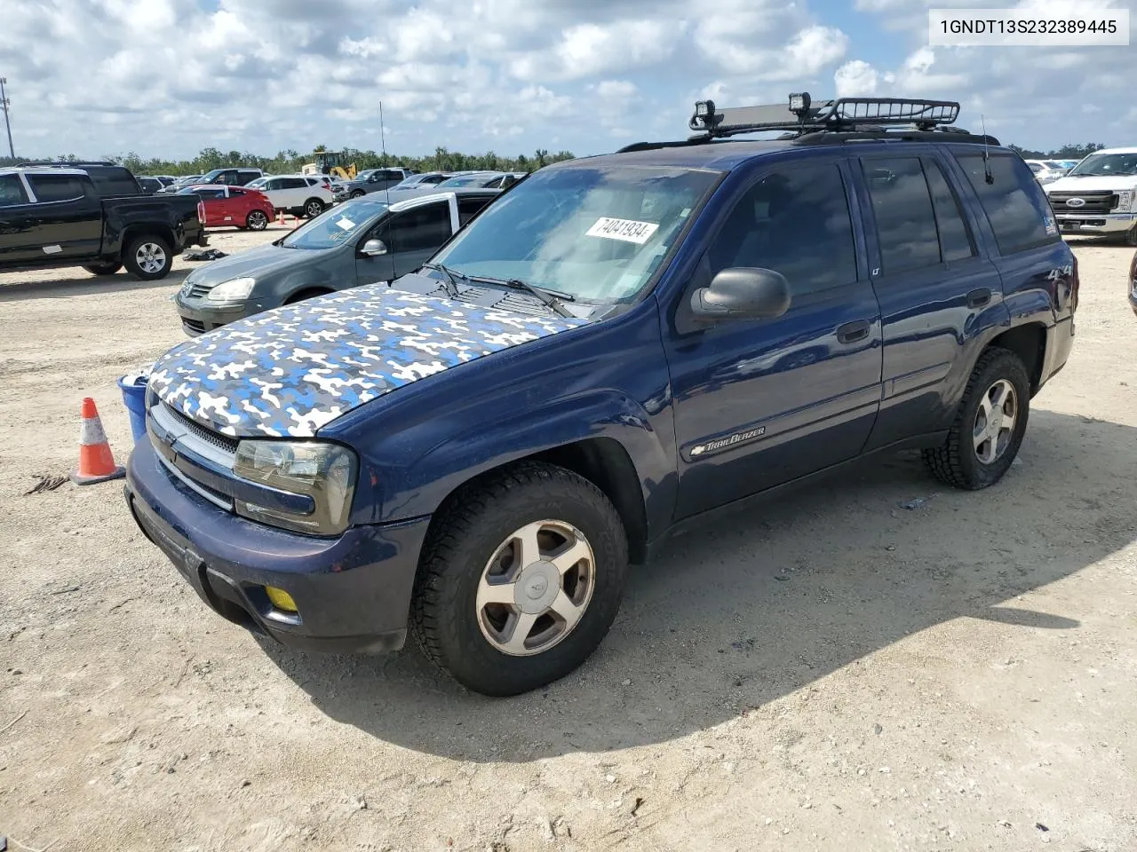 2003 Chevrolet Trailblazer VIN: 1GNDT13S232389445 Lot: 74041934