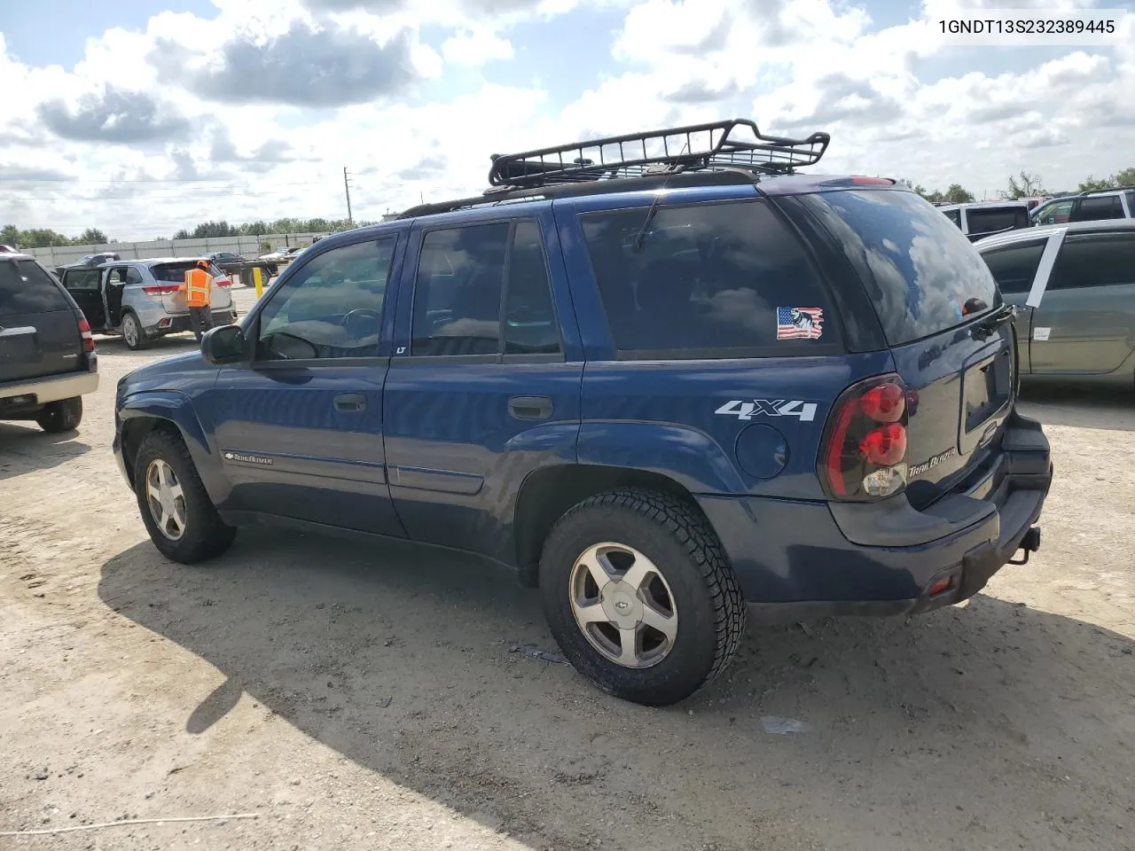 2003 Chevrolet Trailblazer VIN: 1GNDT13S232389445 Lot: 74041934