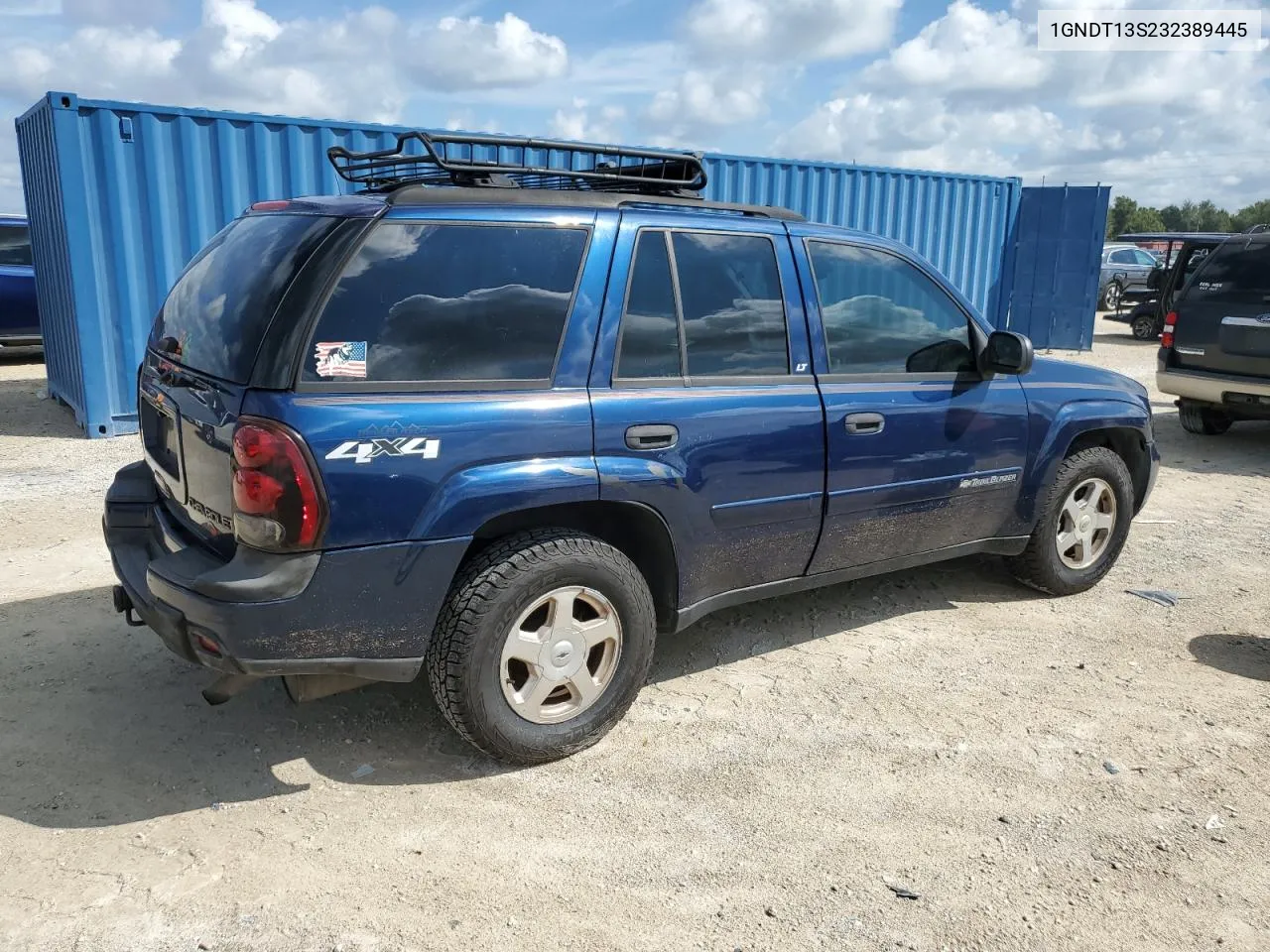 2003 Chevrolet Trailblazer VIN: 1GNDT13S232389445 Lot: 74041934