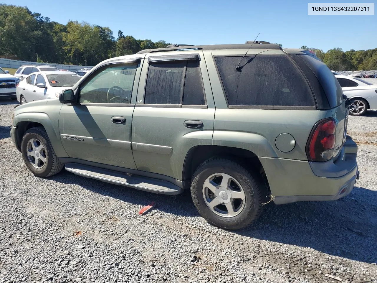 2003 Chevrolet Trailblazer VIN: 1GNDT13S432207311 Lot: 75762474