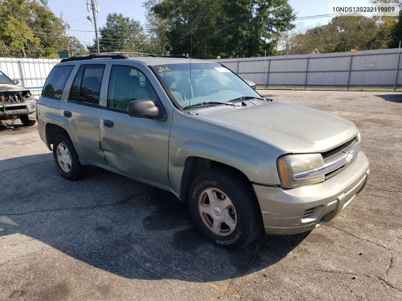 2003 Chevrolet Trailblazer VIN: 1GNDS13S232119859 Lot: 75875154