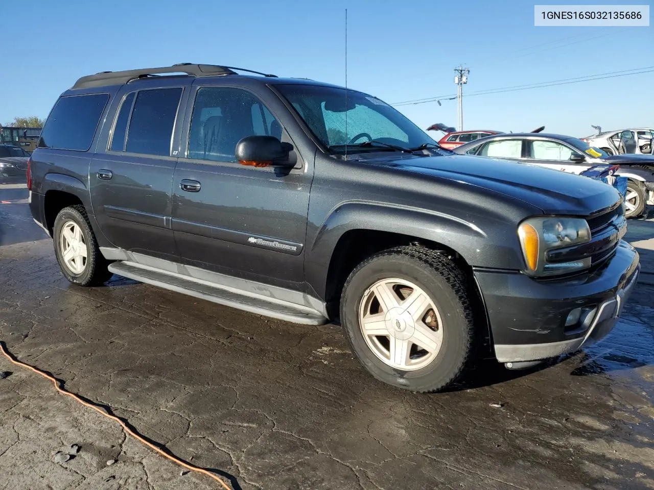 2003 Chevrolet Trailblazer Ext VIN: 1GNES16S032135686 Lot: 76031464