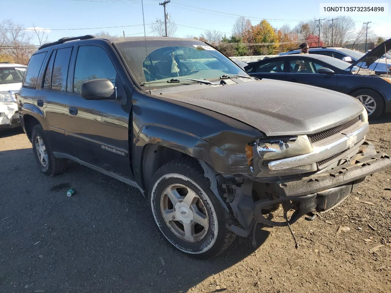 2003 Chevrolet Trailblazer VIN: 1GNDT13S732354898 Lot: 77457804