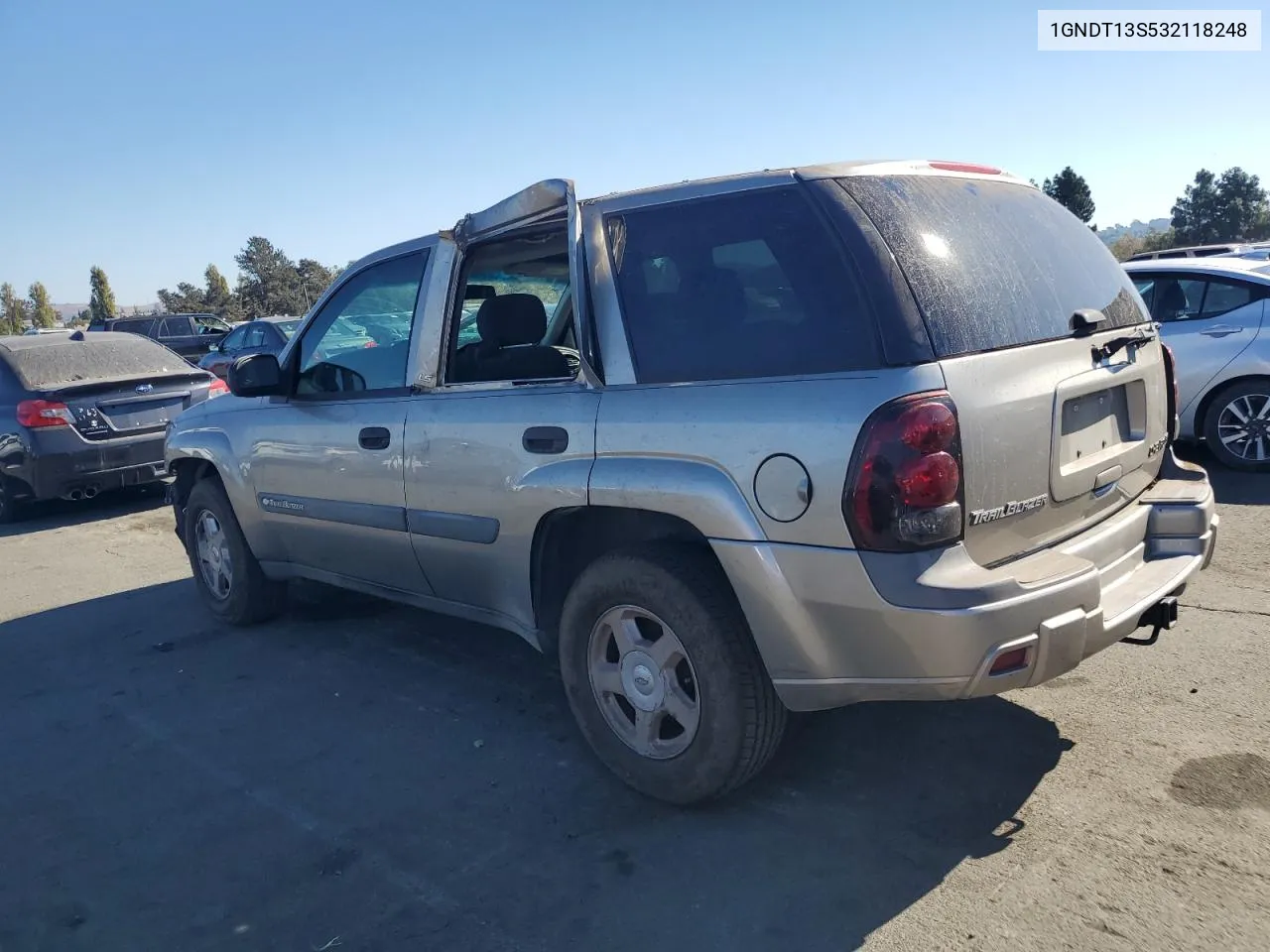 2003 Chevrolet Trailblazer VIN: 1GNDT13S532118248 Lot: 77478354