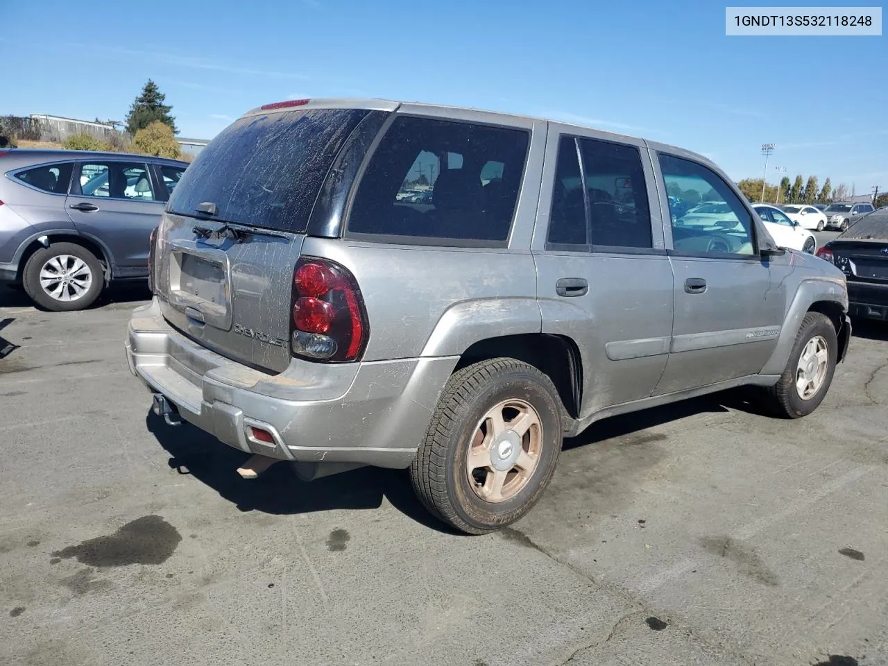 2003 Chevrolet Trailblazer VIN: 1GNDT13S532118248 Lot: 77478354