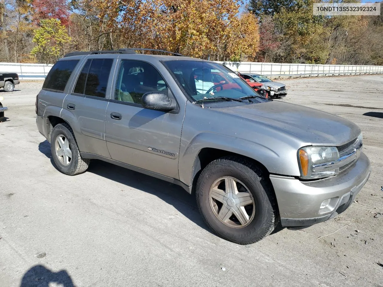 2003 Chevrolet Trailblazer VIN: 1GNDT13S532392324 Lot: 77540654