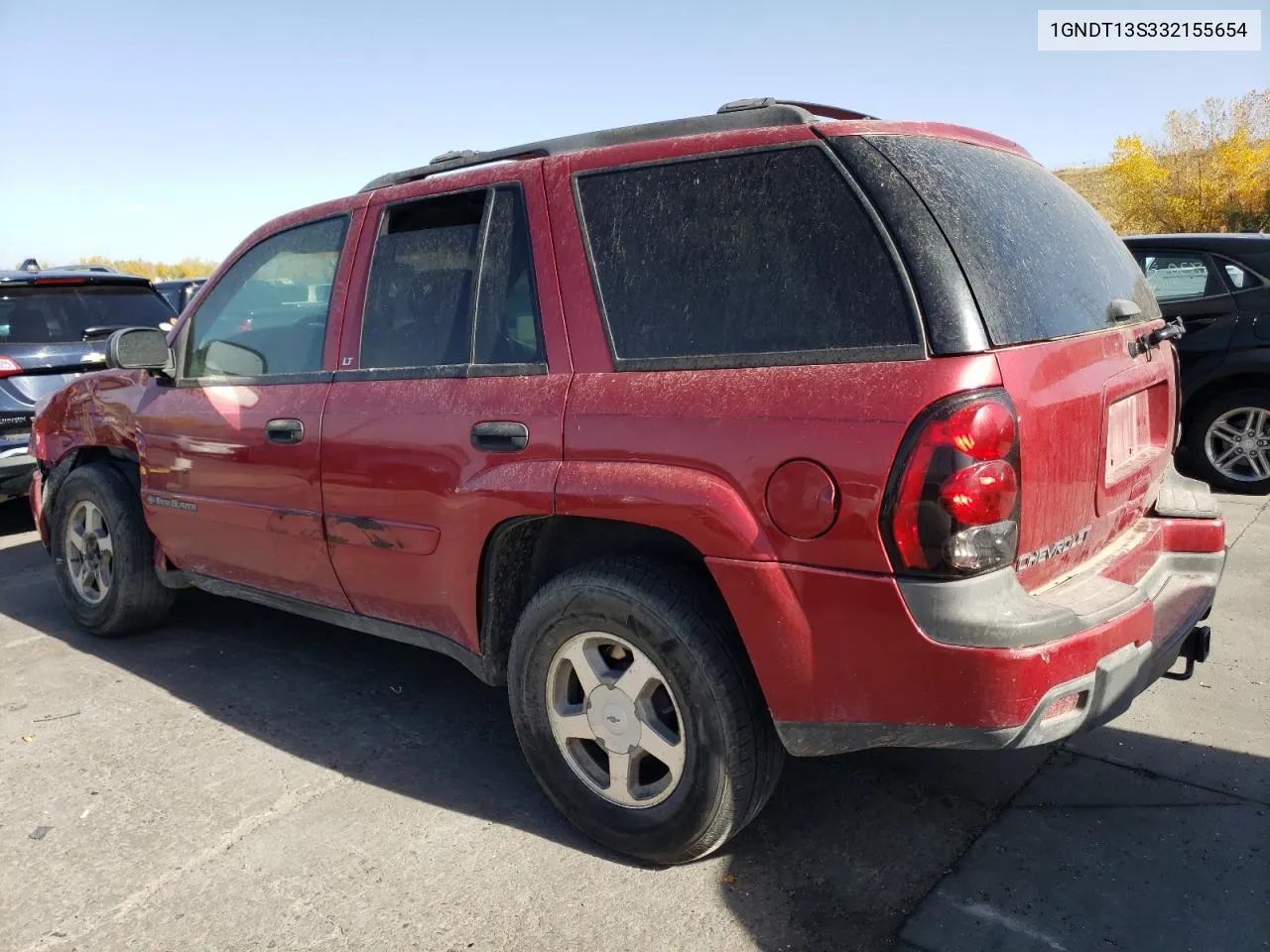 2003 Chevrolet Trailblazer VIN: 1GNDT13S332155654 Lot: 77608744