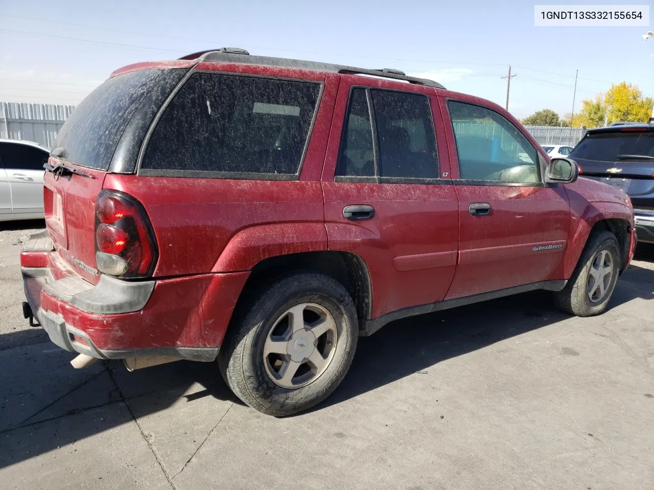 2003 Chevrolet Trailblazer VIN: 1GNDT13S332155654 Lot: 77608744