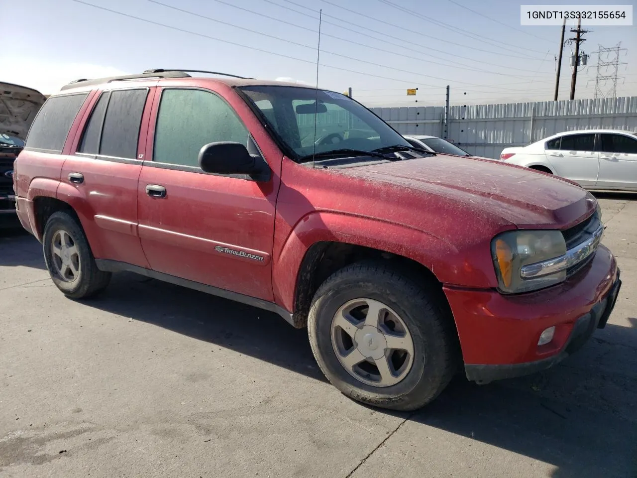 2003 Chevrolet Trailblazer VIN: 1GNDT13S332155654 Lot: 77608744