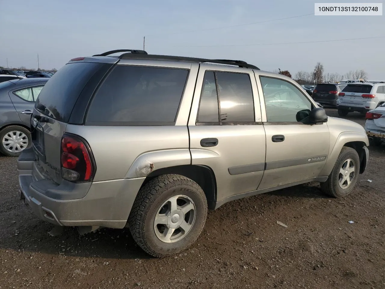 2003 Chevrolet Trailblazer VIN: 1GNDT13S132100748 Lot: 78170464