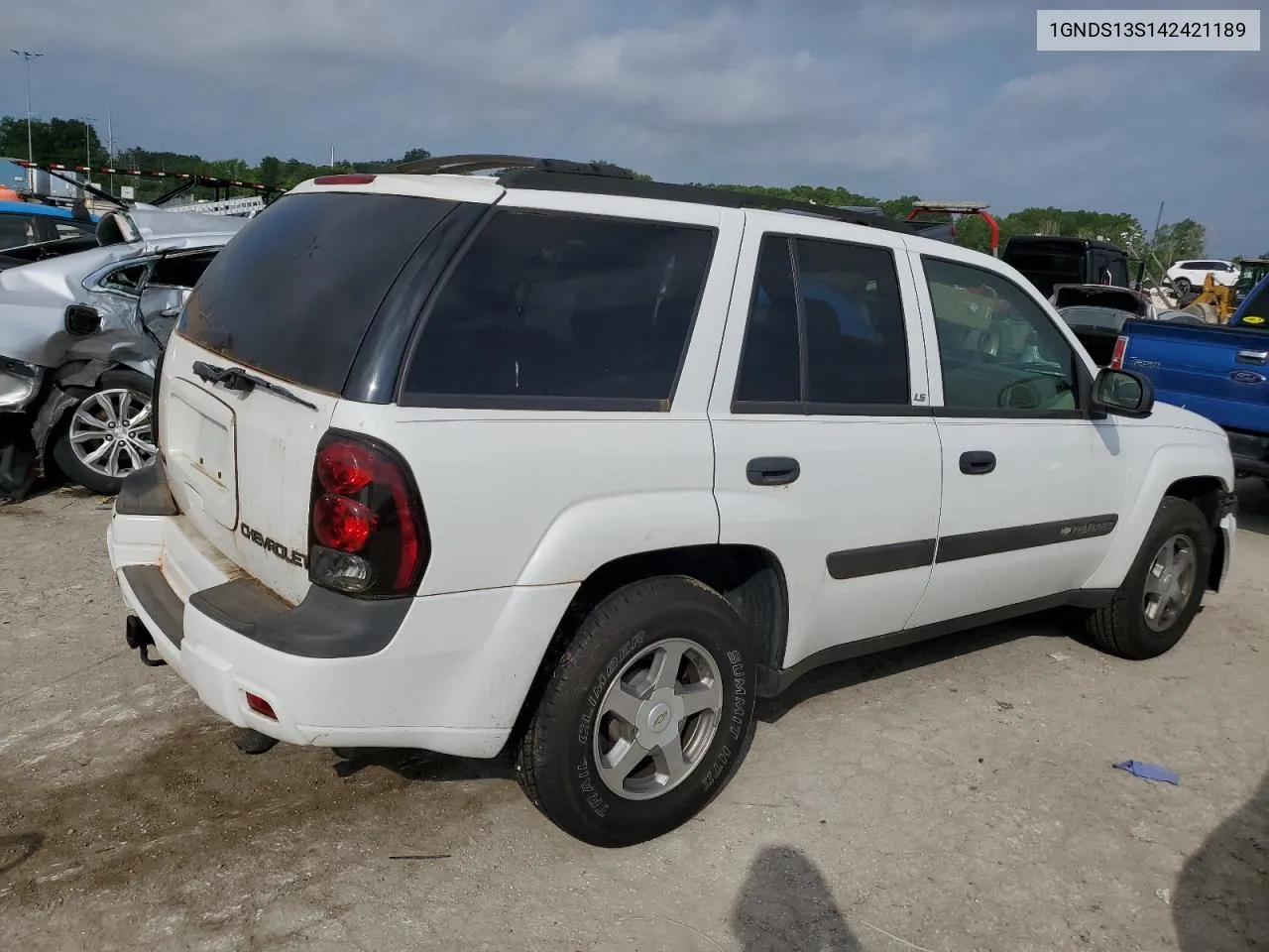 2004 Chevrolet Trailblazer Ls VIN: 1GNDS13S142421189 Lot: 56330754