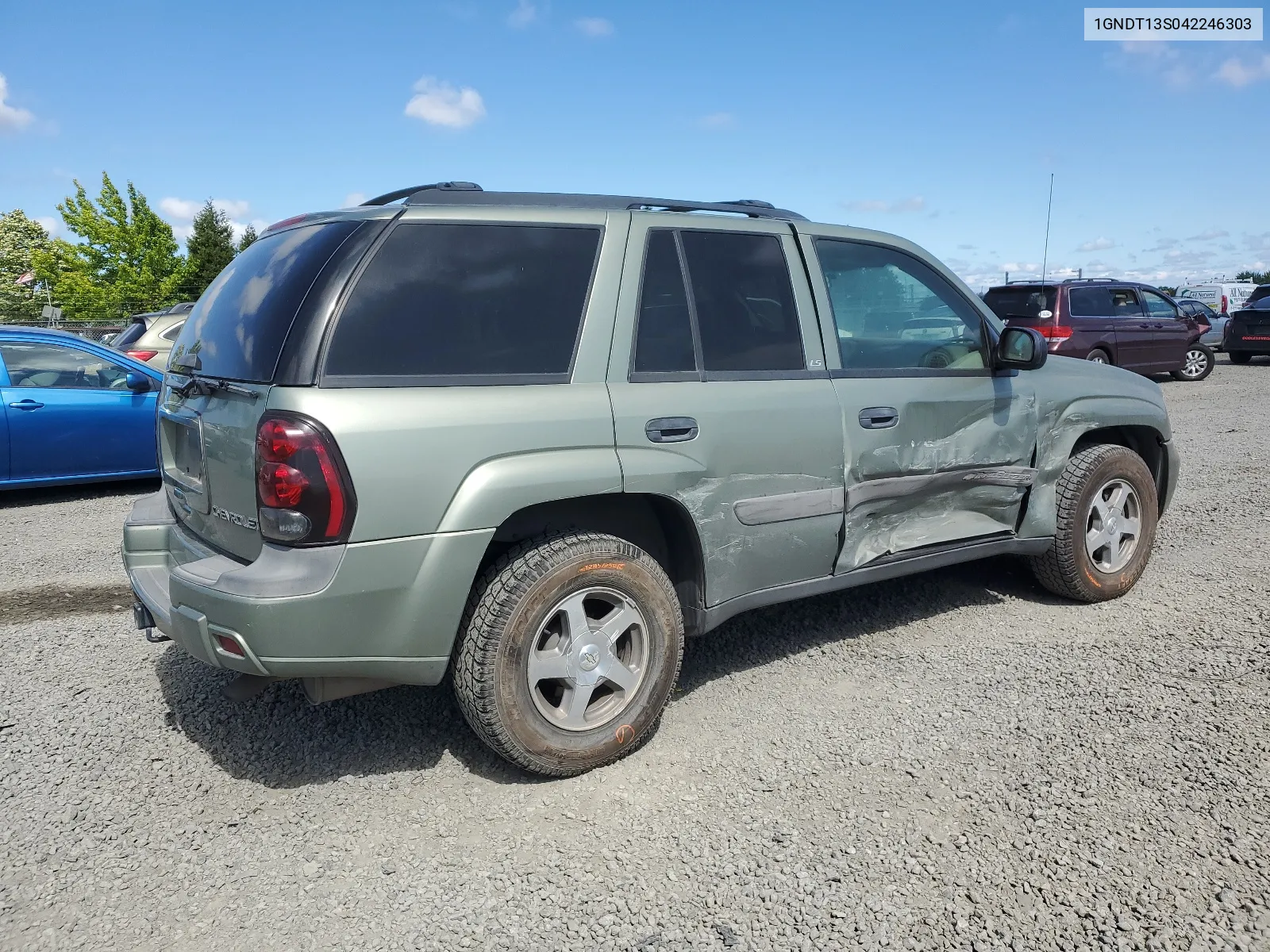 2004 Chevrolet Trailblazer Ls VIN: 1GNDT13S042246303 Lot: 59108814