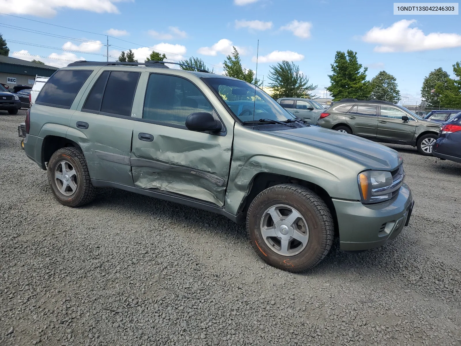 1GNDT13S042246303 2004 Chevrolet Trailblazer Ls