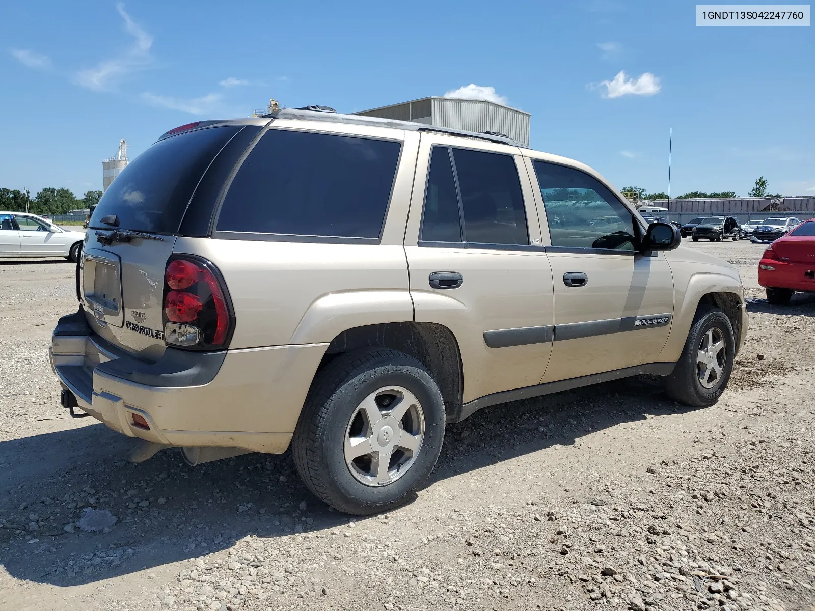 1GNDT13S042247760 2004 Chevrolet Trailblazer Ls